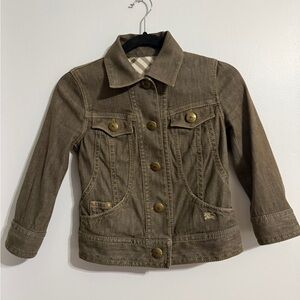 Burberry Womens Jean Jacket Size 36